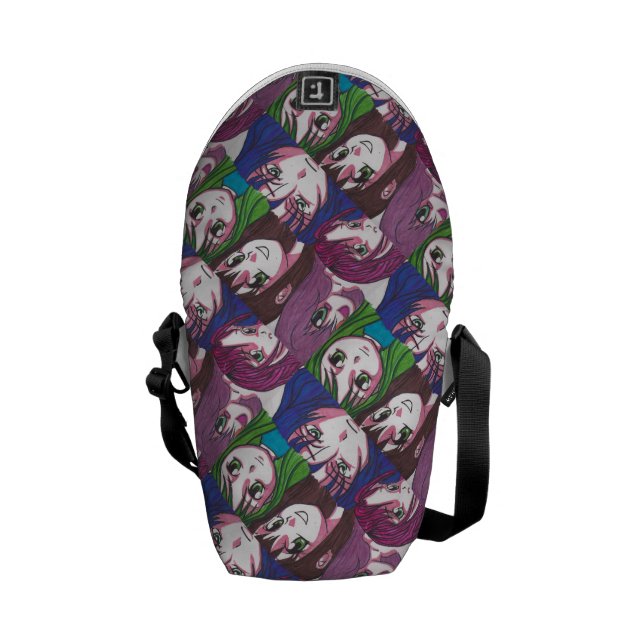 Anime hänger lös messenger bag (Öppen Baksida)