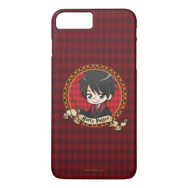 Anime Harry Potter Case-Mate iPhone Skal (Baksida)