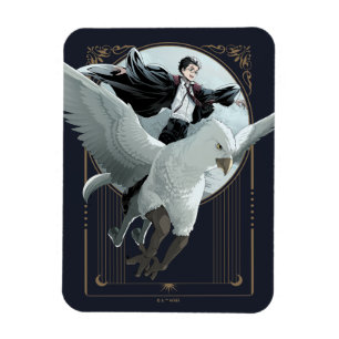 Anime HARRY POTTER™ Flyg med Buckbeak Magnet