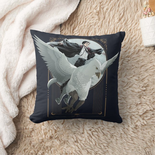 Anime HARRY POTTER™-flygning med Buckbeak Kudde (Filt)