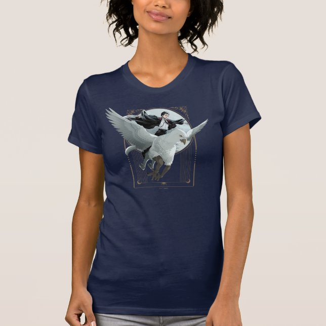 Anime HARRY POTTER™-flygning med Buckbeak T Shirt (Framsida)