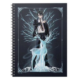 Anime HARRY POTTER™ Hjort-Patronus Anteckningsbok