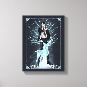 Anime HARRY POTTER™ Hjort-Patronus Canvastryck