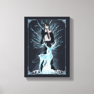 Anime HARRY POTTER™ Hjort-Patronus Canvastryck