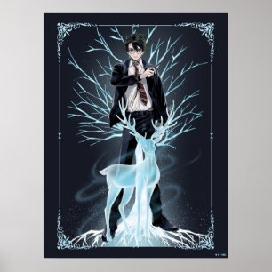 Anime HARRY POTTER™ Hjort-Patronus Poster