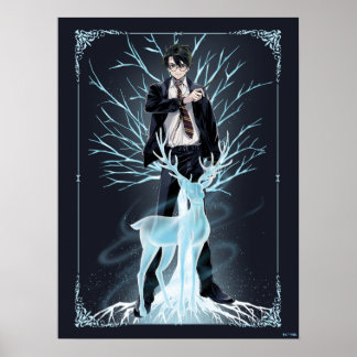 Anime HARRY POTTER™ Hjort-Patronus Poster