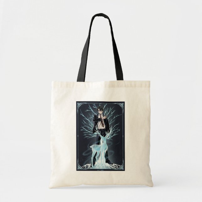 Anime HARRY POTTER™ Hjort Patronus Tygkasse (Framsidan)
