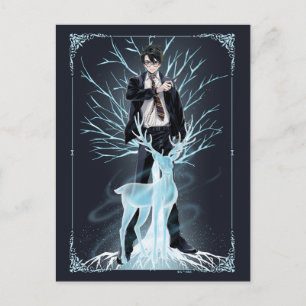 Anime HARRY POTTER™ Hjort Patronus Vykort