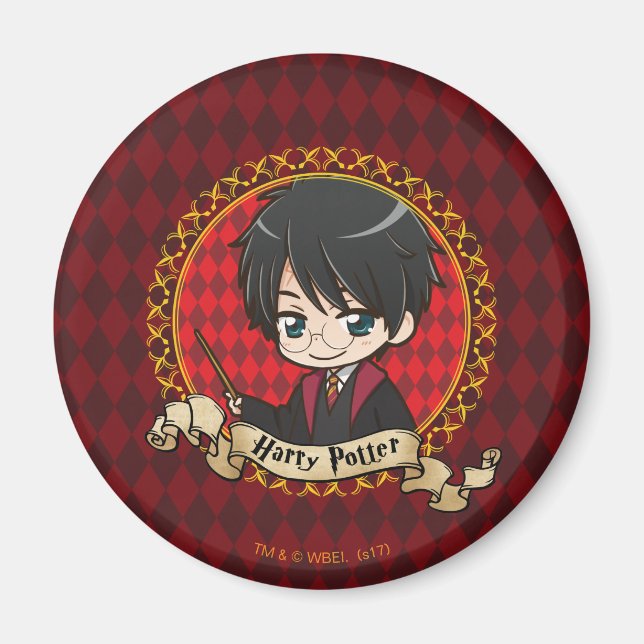 Anime Harry Potter Magnet (Framsidan)