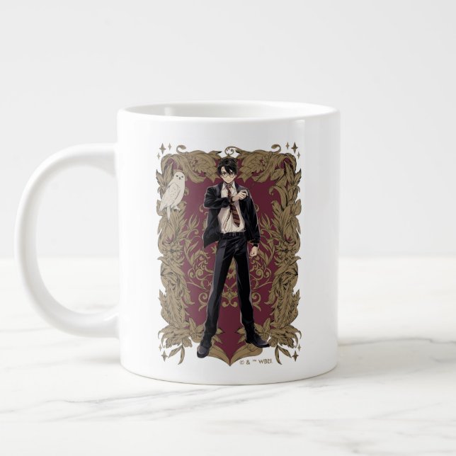 Anime HARRY POTTER™ Ornate Ram Jumbo Mugg (Vänster)