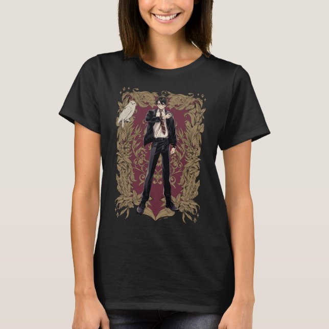 Anime HARRY POTTER™ Ornate Ram T Shirt (Framsida)