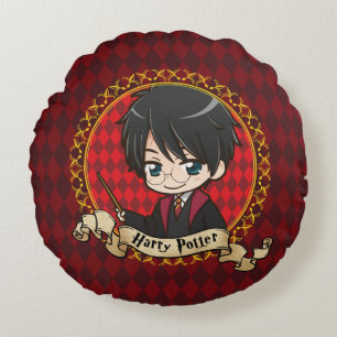 Anime Harry Potter Rund Kudde