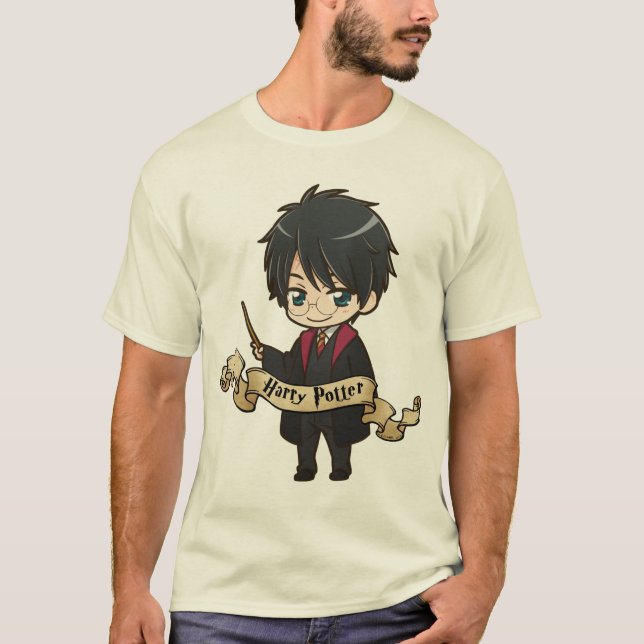 Anime Harry Potter T Shirt (Framsida)