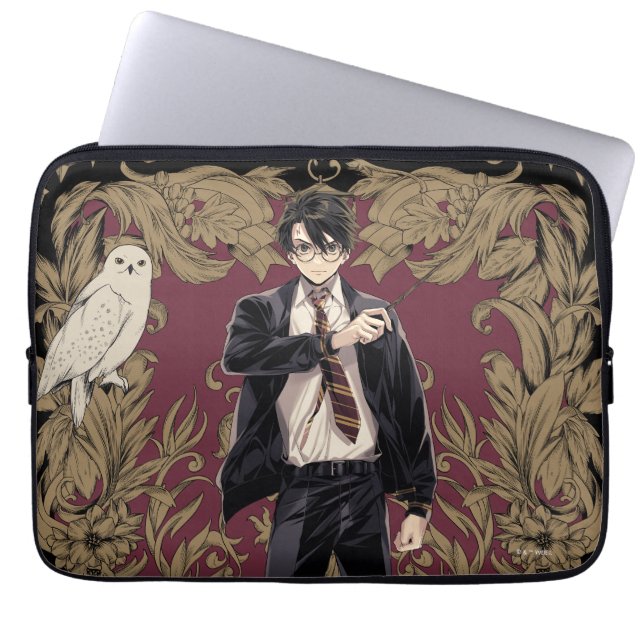 Anime HARRY POTTER™ Utförlig Ram Laptop Fodral (Framsidan)