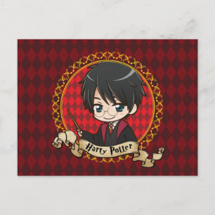 Anime Harry Potter Vykort