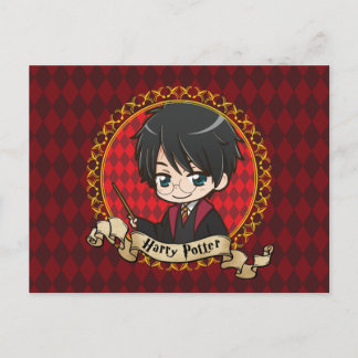 Anime Harry Potter Vykort