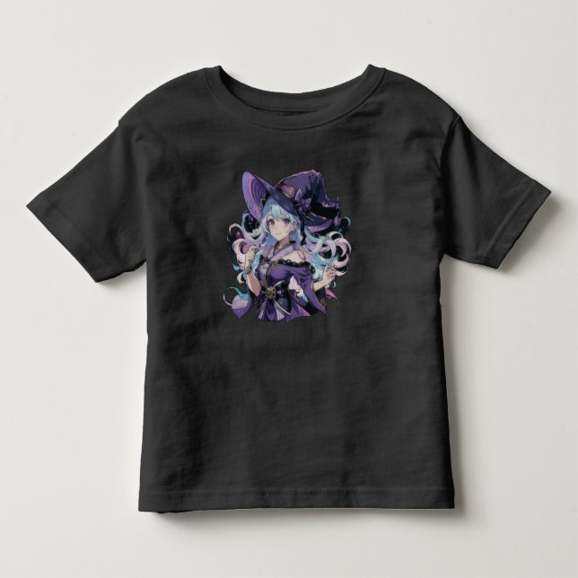 Anime/Häxa/halloween  T Shirt (Framsida)