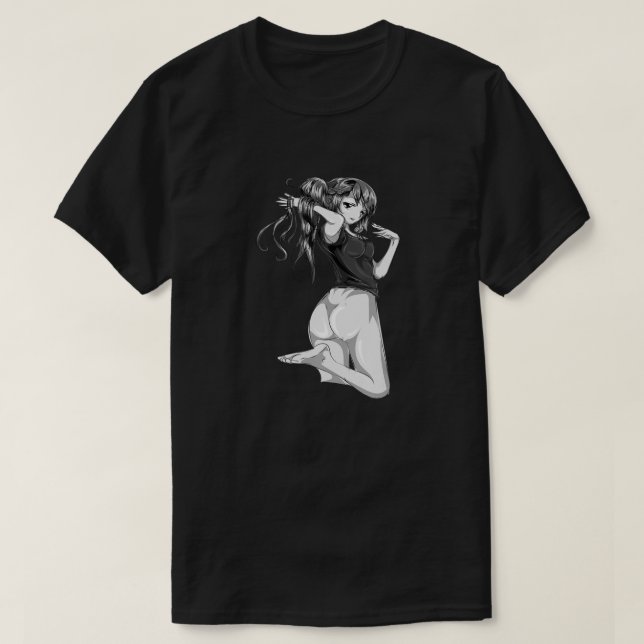 Anime Hentai, kawaii, Otaku, Waifu, Ahegao, Otaku  T Shirt (Design framsida)