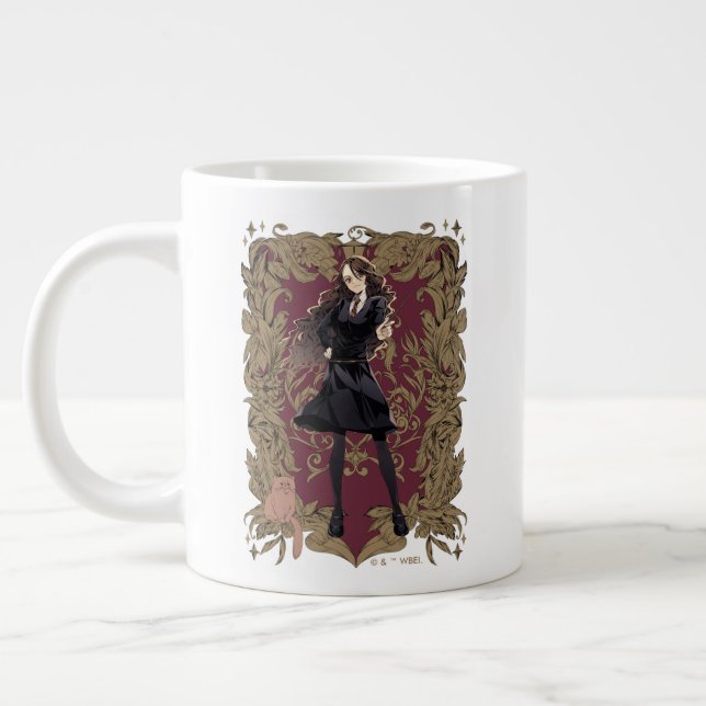 Anime Hermione Granger Ornate Ram Jumbo Mugg (Vänster)