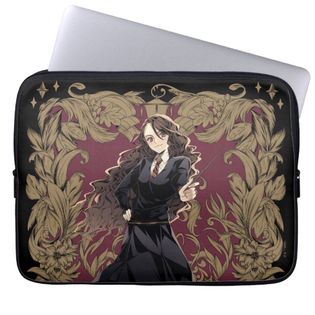 Anime Hermione Granger Ornate Ram Laptop Fodral (Framsidan)
