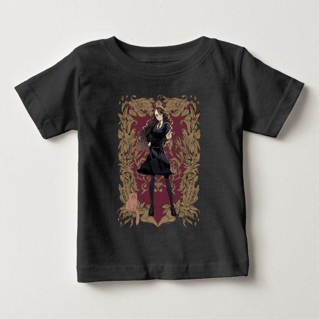 Anime Hermione Granger Ornate Ram T Shirt (Framsida)