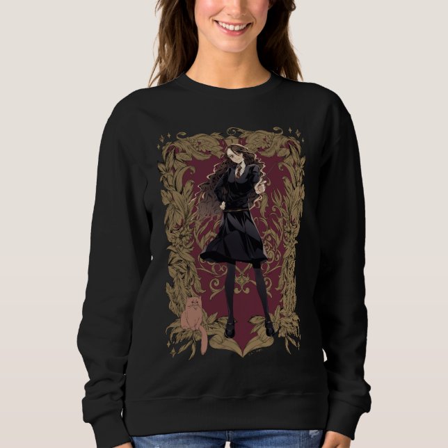 Anime Hermione Granger Ornate Ram T Shirt (Framsida)