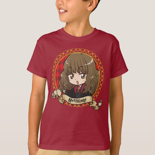 Anime Hermione Granger Porträtt T Shirt (Framsida)