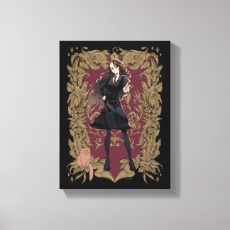 Anime Hermione Granger prydd ram Canvastryck
