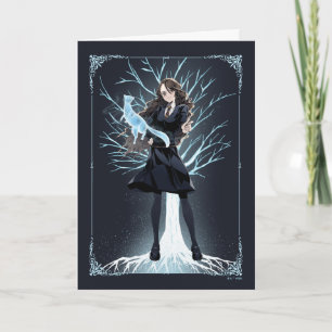 Anime Hermione Granger's Otter Patronus Kort