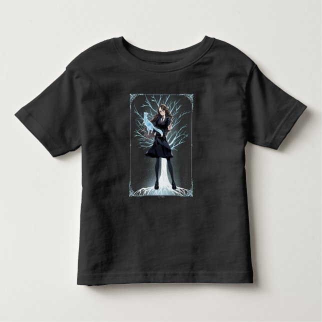 Anime Hermione Granger's Otter Patronus T Shirt (Framsida)
