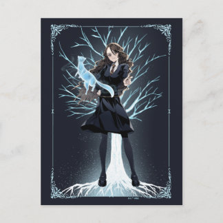 Anime Hermione Granger's Otter Patronus Vykort