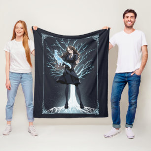 Anime Hermione Grangers utterpatronus Fleecefilt