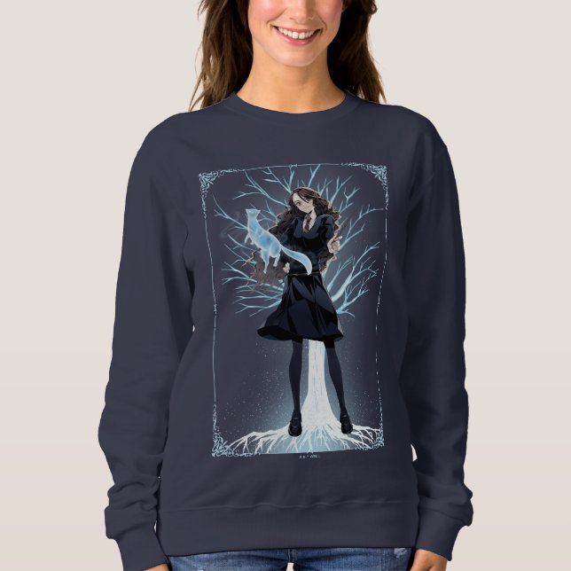 Anime Hermione Grangers utterpatronus T Shirt (Framsida)