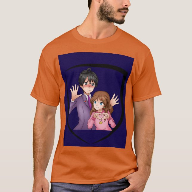 Anime Hero Graphic T-Shirt (Framsida)