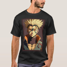 Anime Hero Yellow Haired Warrior T Shirt