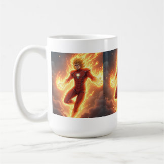 Anime Hjälte Kraftuppgradering Kaffemugg