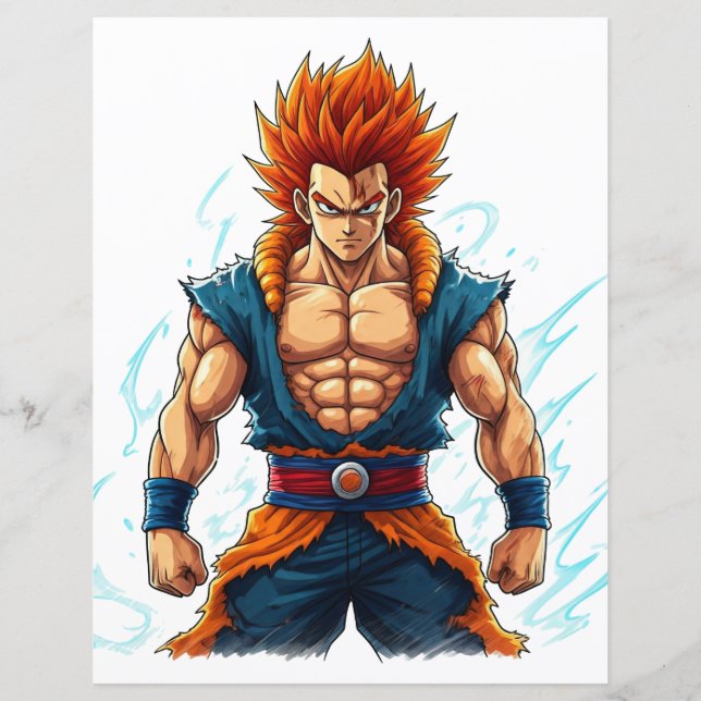 anime hjälte otaku weeb decal merch (Framsida)