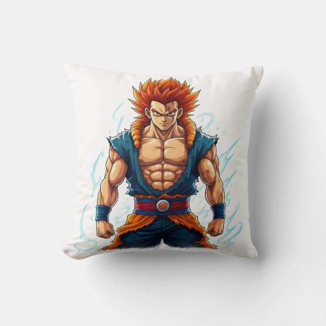 anime hjälte otaku weeb decal merch kudde (Framsida)