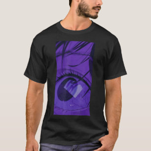 Anime Horror Creepy Girl Aesthetic Japansk Otaku T Shirt