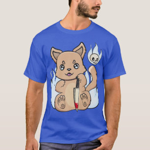 Anime Horror Halloween Dingo Witch Cute Chibi Vild T Shirt