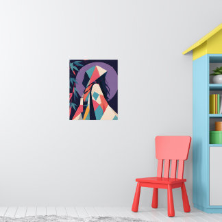 Anime inspirations tryck Nr 10 Månbelyst Hemlighet