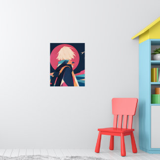 Anime inspirations tryck Nr 12 Tyst Resenär