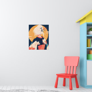 Anime inspirations tryck Nr 3 Gyllene Dröm