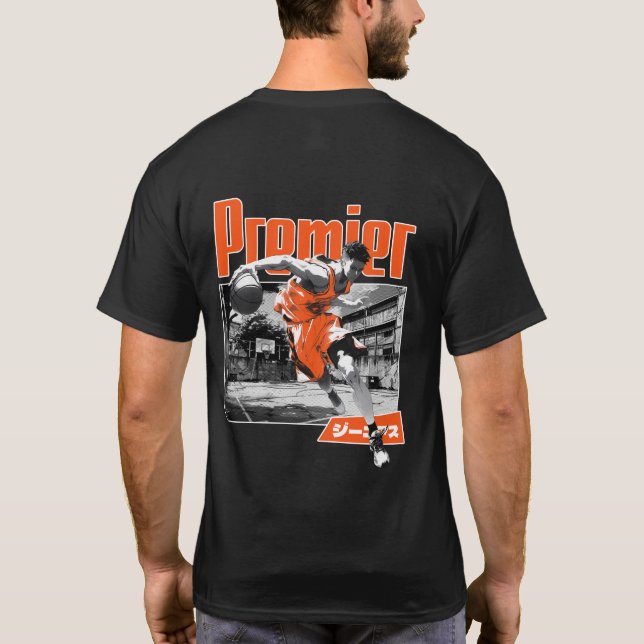 Anime-Inspired Basketball T Shirt (Baksida)