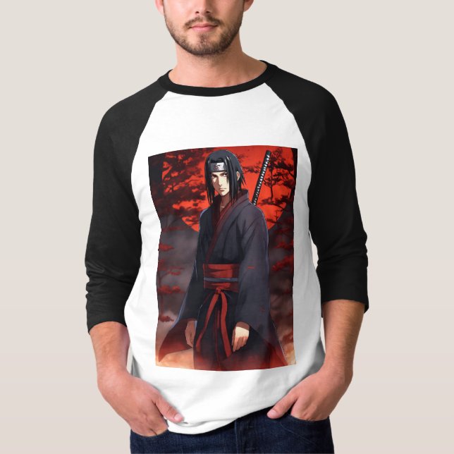 "Anime-Inspired Tee: Släpp loss Otaku Stil med T Shirt (Framsida)