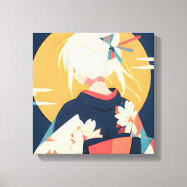 Anime-inspirerad serie 3 Golden Reverie Canvastryck