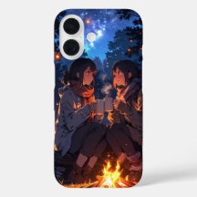 Anime iPhone 16 Fodral - Cute & Coola Manga Design