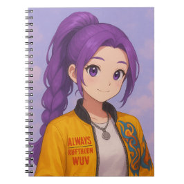 Anime K-Pop Idol Group | Original Manga-Style Pop  Anteckningsbok