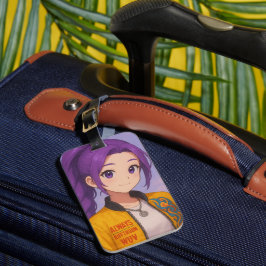 Anime K-Pop Idolgrupp | Original Manga-stil Pop Bagagebricka
