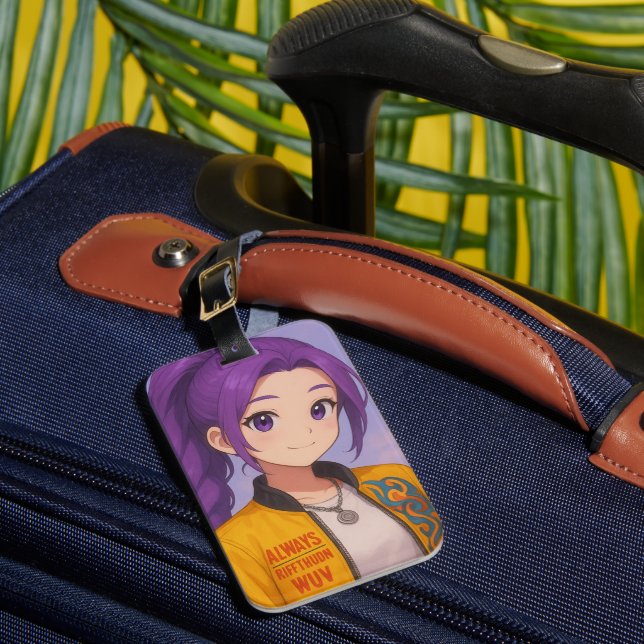 Anime K-Pop Idolgrupp | Original Manga-stil Pop Bagagebricka (Framsida Insitu 1)